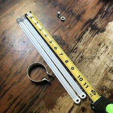 IKEA White STOLMEN. Wall-Mounting Bracing Straps. Wider (lower). Braces 1 Post.