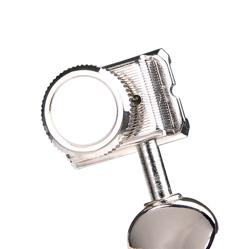 Musiclily Pro Nickel 6 Inline Vintage Locking Tuning Machine For Squier Guitar - Foto 6 di 6