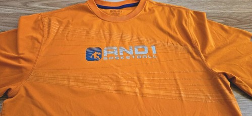 Herren And1 Basketball T-Shirt Performance Level Workout Medium - Bild 2 von 8