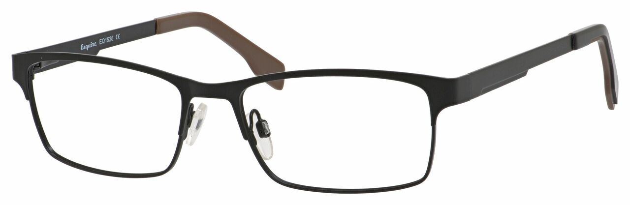 Esquire EQ1526-SBK Blue Light Reading Glasses in Satin Black 54mm Multi-Focus Lenses