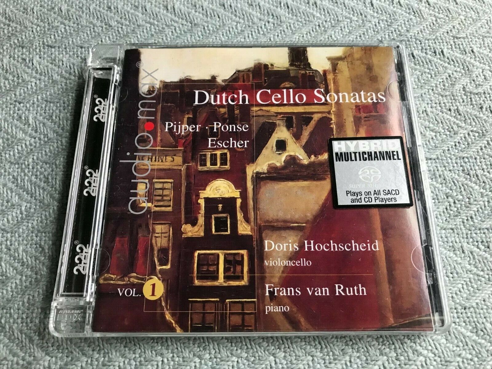 Dutch CELLO Sonatas Super Audio Hybrid CD (CD, Jan-2010, Audiomax)