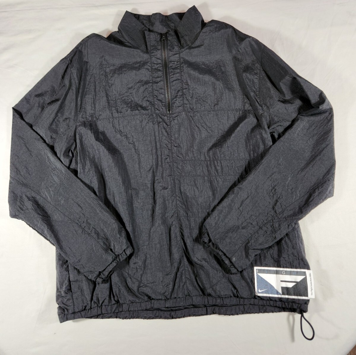 Nike Flight Mens 1/4 Zip Pull Over Jacket, Size XL, Black