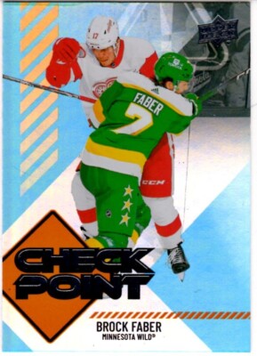 2024-25 Upper Deck Series 1 Brock Faber Check Point  Card # CP-5