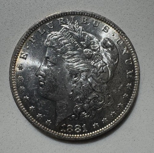 Uncirculated 1881-O New Orleans Mint Silver Morgan Dollar
