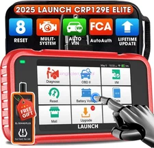 2025Launch CRP129E CRP129X OBD2 Car Scanner Engine ABS SRS TPMS Diagnostic Tool