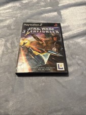 Star Wars: Starfighter for Playstation 2 PS2 Black Label Complete W/ Manual Rare