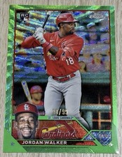 2023 Topps Chrome Jordan Walker Green Wave /9...