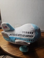 AIR FORCE ONE President of the United States Boeing 747 Airplane Plush Toy 