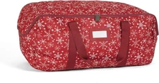 Covermates Keepsakes Garland Duffle 24W x 16D x 11H, Red Snowflake Polyester 
