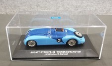 IXO 1/43 Bugatti Type 57G #2 1937 LeMans Winner IOB Diecast Metal Car