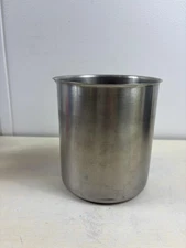 Vollrath 85200 Stainless Steel Ware Lab Beaker 6.5" x 6" Mixing Pouring Cup USA