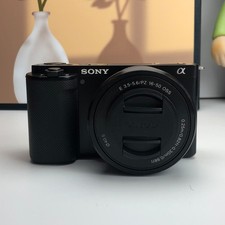 Sony Alpha ZV-E10 Mirrorless Digital Camera with 16-50mm Lens 24.2MP Black