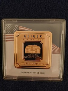 2026 Geiger 5000 Limited Edition 100g Copper U.S. Flag Bar .9999 Fine in Assay 