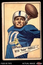 1952 Bowman Small #44 Babe Parilli Packers Kentucky 2 - GOOD