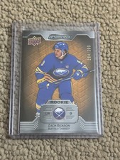 2023-24 Upper Deck Engrained Base Oak RC #123 Zach Benson #D 284/349