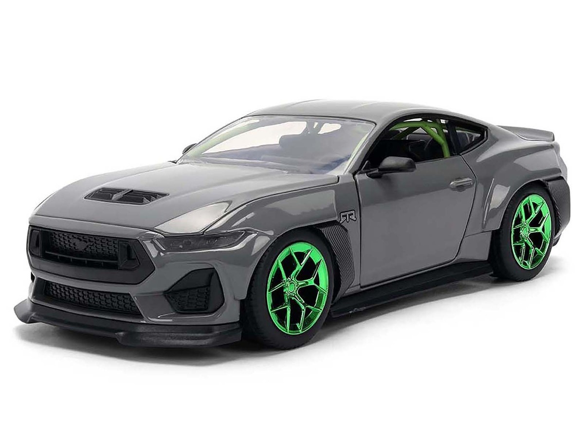 2024 FORD MUSTANG RTR GRAY 1/24 DIECAST MODEL CAR BY JADA 36593 | eBay