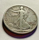 1916 D Obverse Walking Liberty Half Dollar