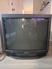 Sony Trinitron 27" CRT TV KV-27S42 Gray w/ Remote, S-Video, RCA Inputs