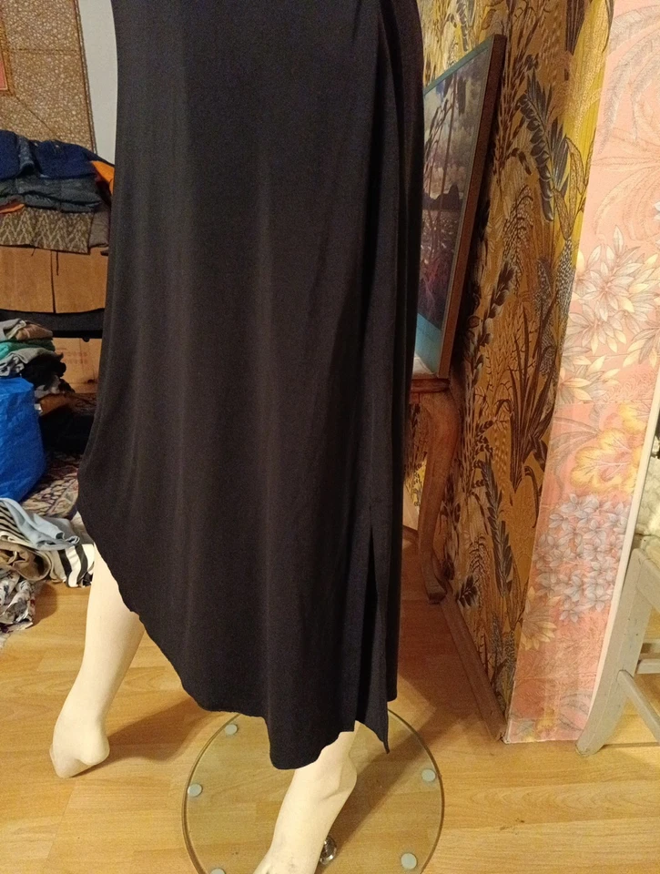 Rock Biba 40 L schwarz assymmetrisch fallend jersey stretch Microfaser wie neu - Bild 2 von 4