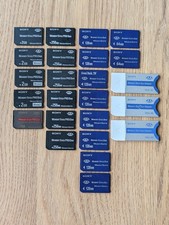 Lot of 21 Sony Mixed Capacity Memory Stick PRO Duo Card for PlayStation PSP Sony