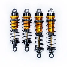 Drop Shipped, Koswork Aluminum 12mm Gold F&R Big Bore Dampers, Part#KOS04901GD