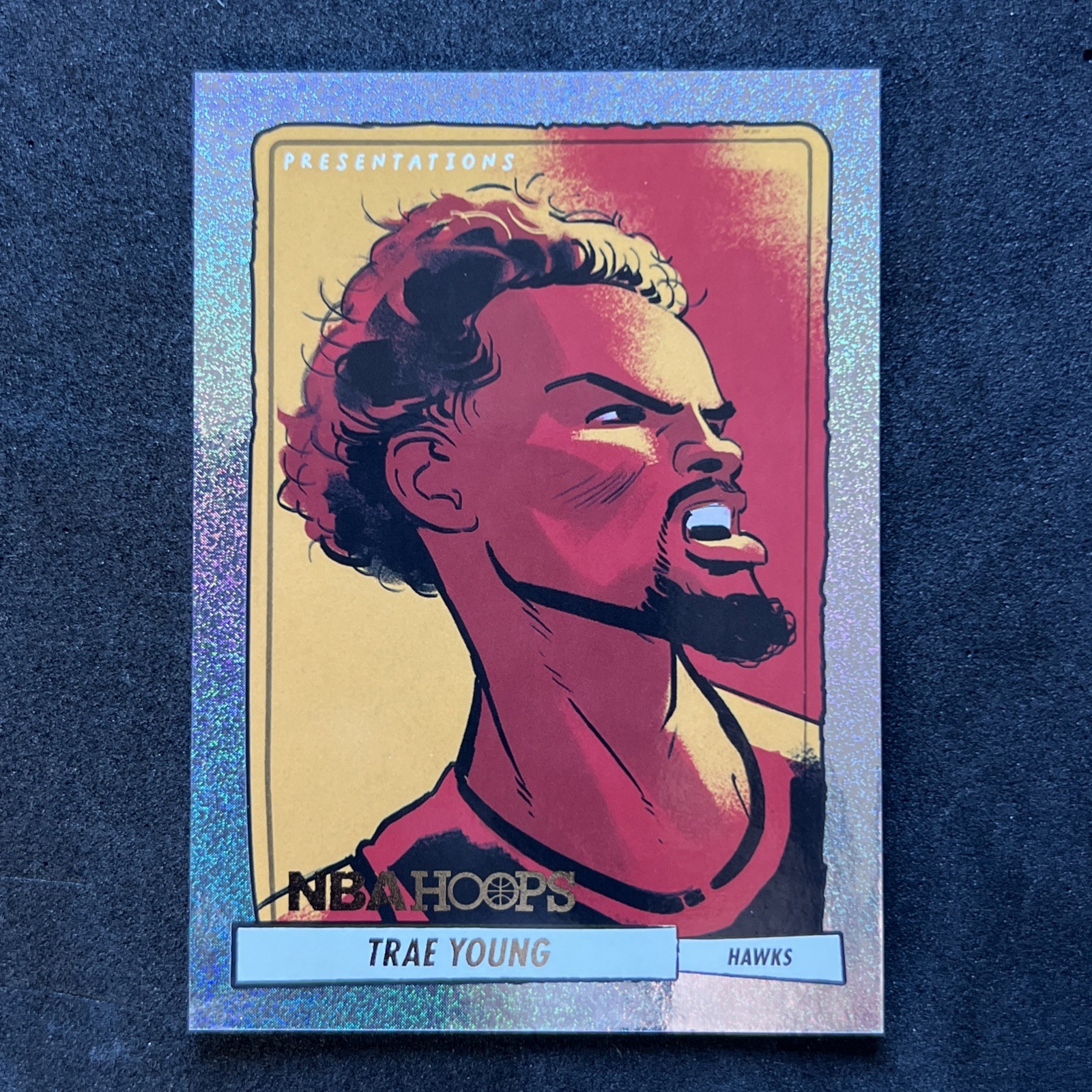2023-24 NBA Hoops - Trae Young #8 Presentations CASE HIT ATL HAWKS