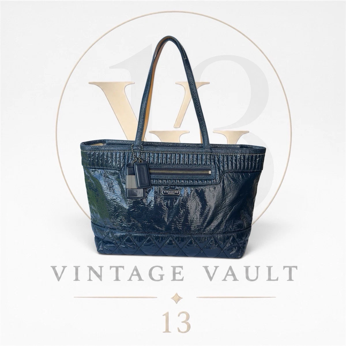 Coach Tote Blue Bags & Handbags for Women for sale - eBay