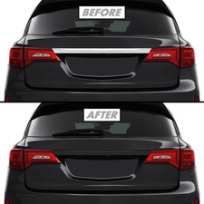 Chrome Delete Blackout Vinyl For 2014-20 Acura Mdx Tailgate Trim Chrome Delete Blackout Vinyl For 2014-20 Acura Mdx Tailgate Trim