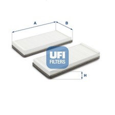 UFI Filter, Innenraumluft 53.005.00 für MAYBACH MERCEDES-BENZ
