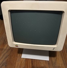 Apple IIc Monitor A2M4090 CRT Tested Working Vintage Apple Display