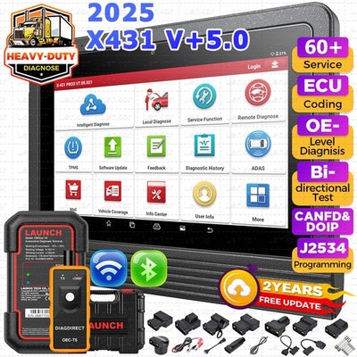 2025 LAUNCH X431 PRO3S+ V5.0 PRO Bidirectional Car Diagnostic Scanner Key Coding