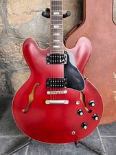 Gibson ES-335 Reissue Block Inlay Limited Run Satin Cherry 2018 with COA and Har
