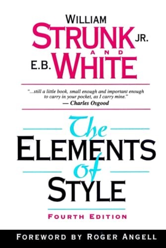 The Elements of Style: Fourth - VERY GOOD