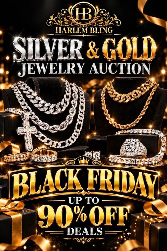 🔥 BLACK FRIDAY EXTENDED - 90% Off Deals - HARLEMBLING SILVER & GOLD