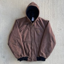 Carhartt J227 CHT brown hooded work wear jacket
