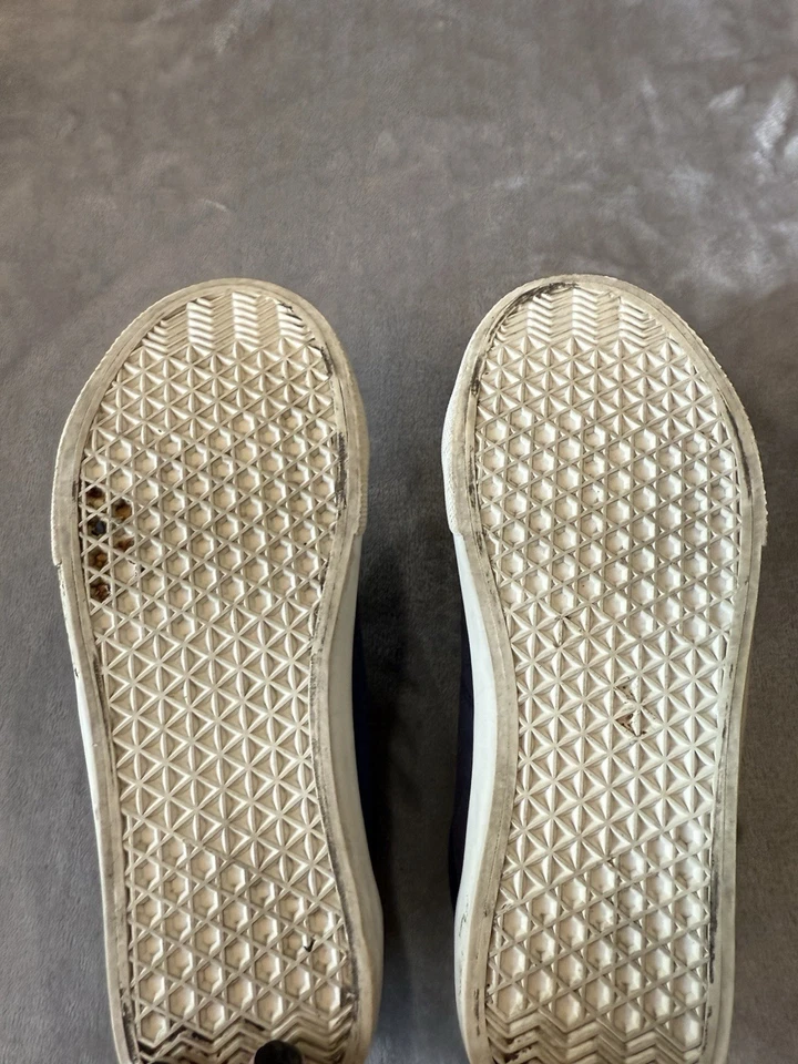 Mini Boden Talla 32 Zapatillas bajas de gancho y bucle Multicolor Gamuza Azul Marino Niño Zapatos Foto 4 de 4