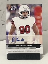 2022 Leaf Pro Set Draft Auto Brant Kuithe #PSA-BK1 Auto