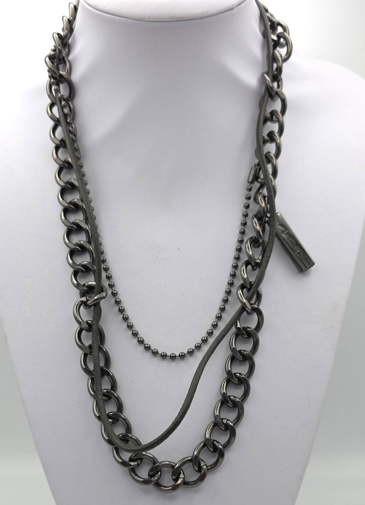 MAC Statement Multi Strand Chunky Chain Necklace … - image 1