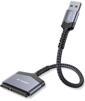 SATA-zu-USB Adapter 2,5 Zoll SSD HDD USB 3.0 UASP Grau für Windows/Mac