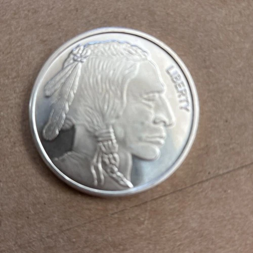 1 Troy oz Buffalo .999 Fine Silver Round