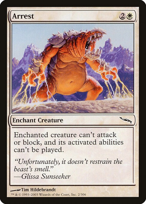 Arrest Foil Mirrodin 2 NM MTG