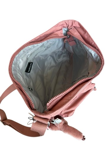 Kipling Nylon Corralie Shoulder Bag Convertible Crossbody Bag (MSRP $119) * Rose - Picture 6 of 12