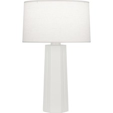 Lámpara de mesa buffet Robert Abbey Mason TL Mason 26" de alto - lirio mate