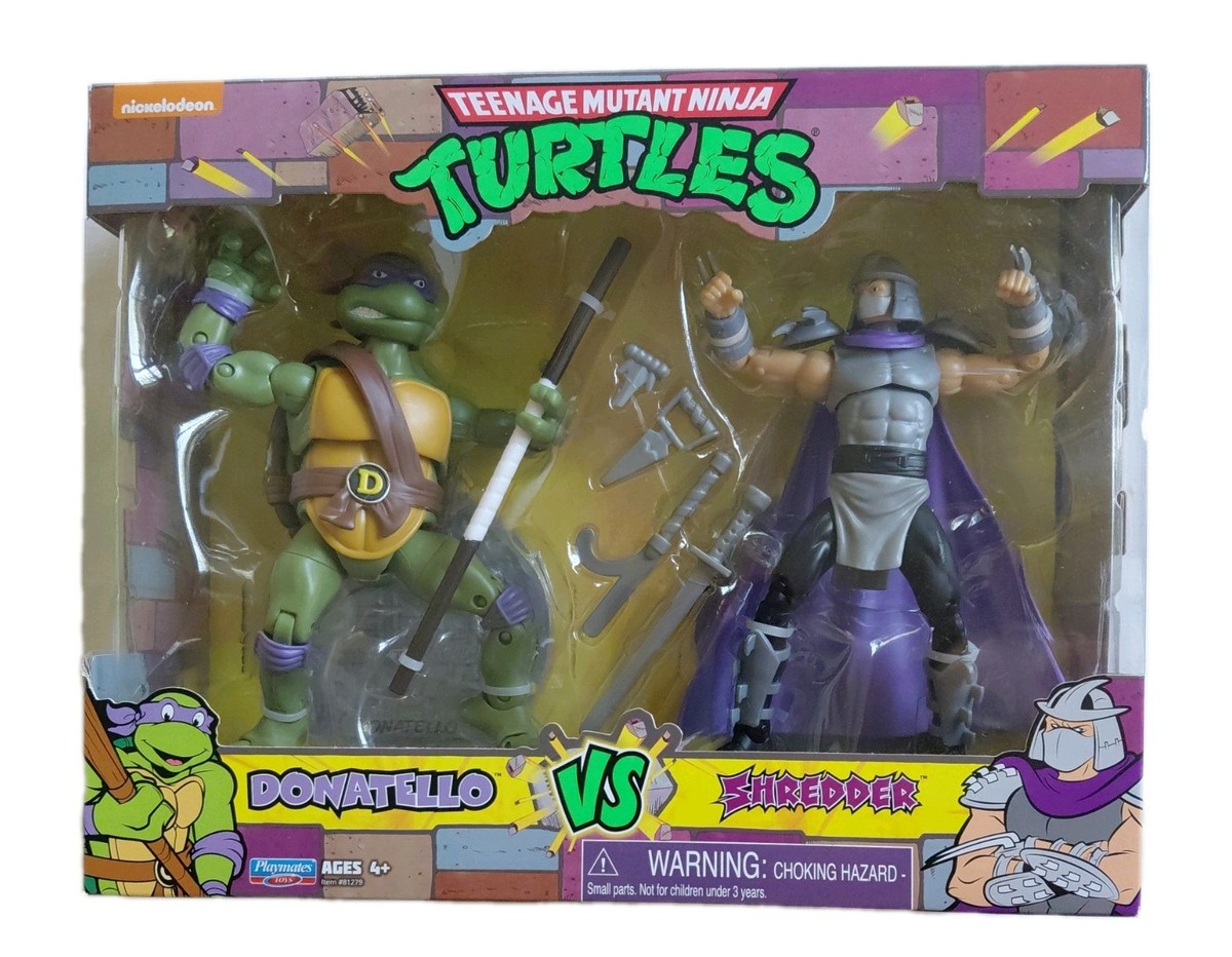 Teenage Mutant Ninja Turtles Donatello Vs Shredder Playmates 2021 