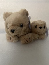 Swibco Puffkins Honey Bear Plush Mini Key Ring Set Tags 1997 Style 6602 6602-K