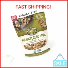 Nature's Path Organic Pumpkin Seed + Flax Granola, 24.7 oz (Pack of 1), Non-GMO