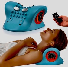 Massager New Neck Relaxer Portable Shiatsu Massage Pillow Cervical Heated