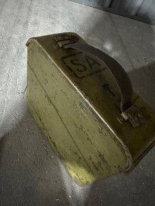ORIGINAL WWII SOVIET RUSSIAN MAXIM 250RD AMMO CAN & AMMO BELT