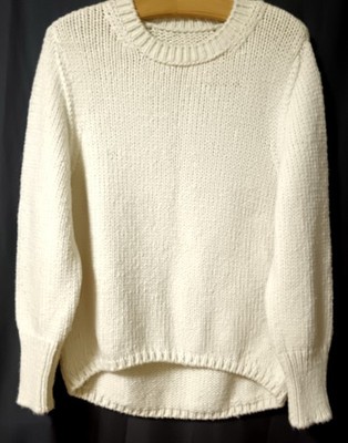 Pullover MARC O'POLO 97% Wolle Ecru Gr. L (EU 44/46) vgl. Maße!