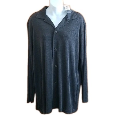 NWT Chico's Design Womens Marled Ribbed Explorer Shirt/Jacket Shacket Size 12